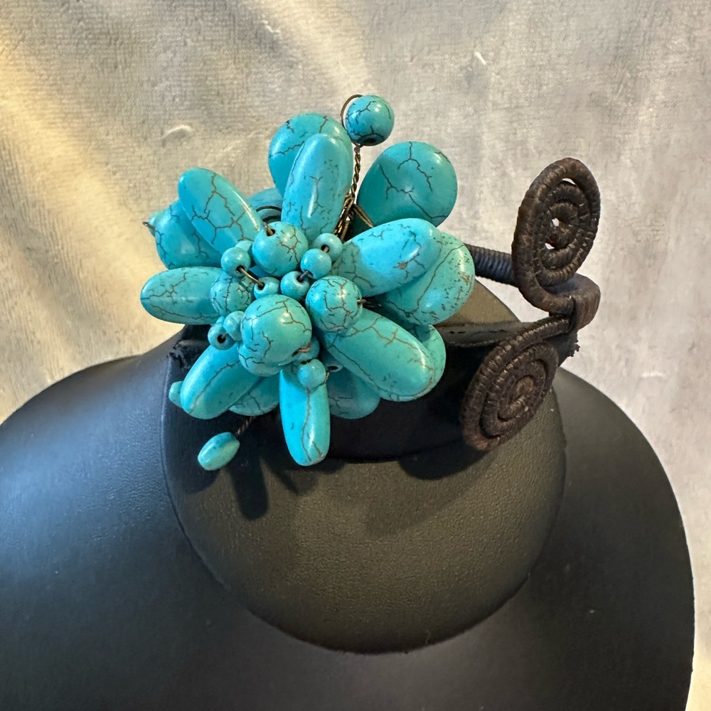 Turquoise Floral Women's bracelet